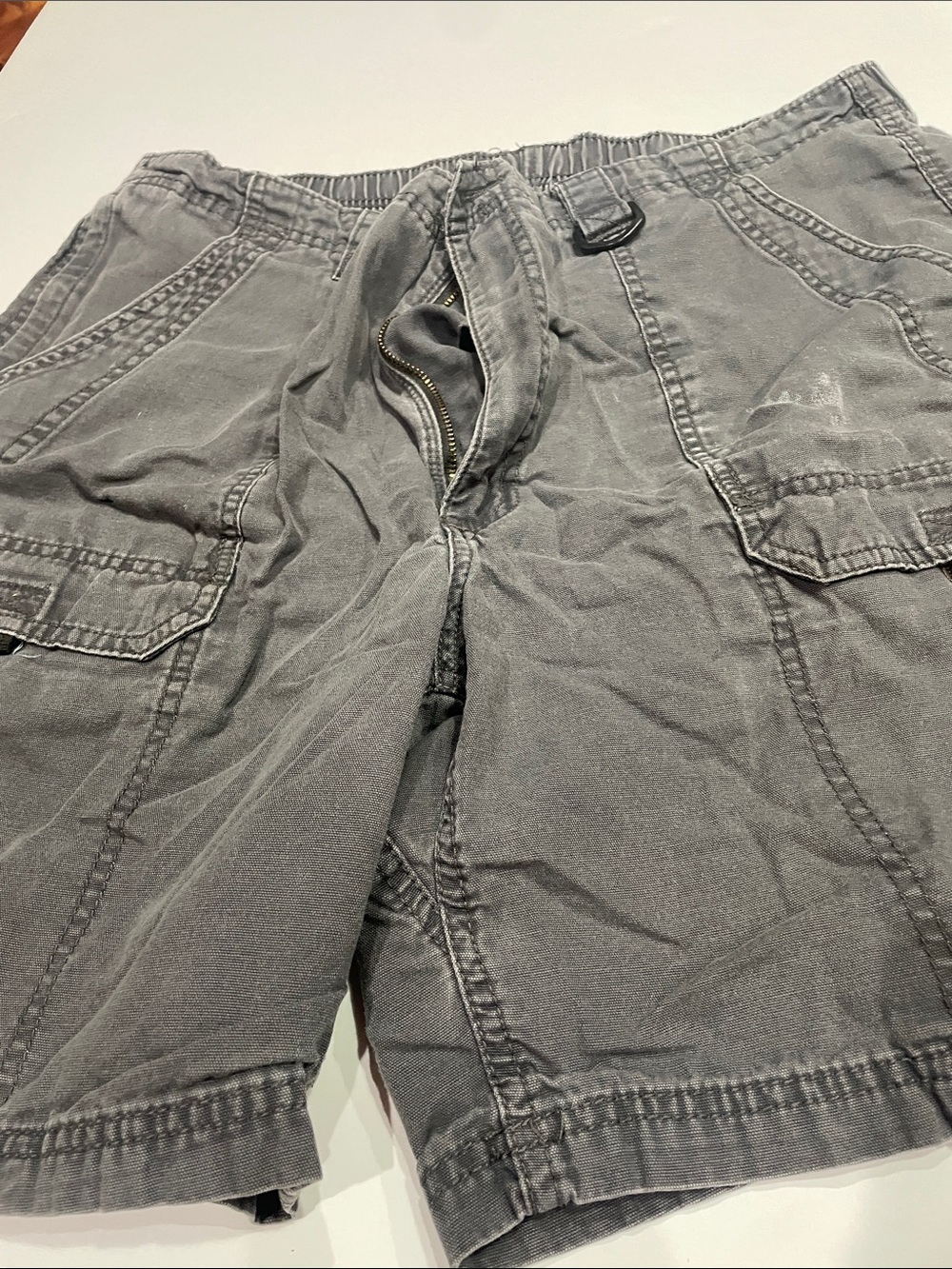 Wrangler Gray Cargo Shorts